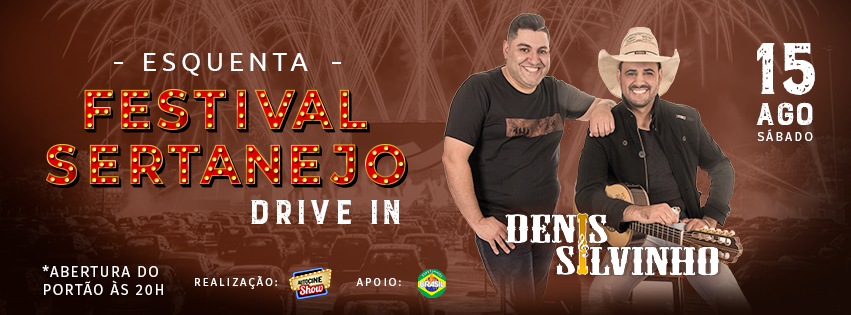 Esquenta do Festival Sertanejo é só no Autocine Show