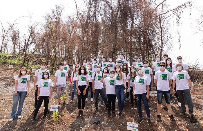 Projeto Mais Verde: voluntários plantam árvores em Londrina (PR)