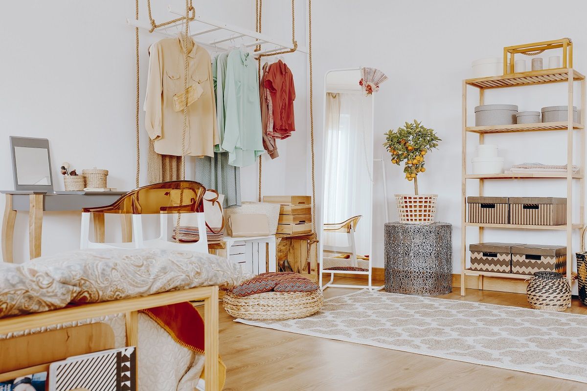 Armários e guarda-roupas podem ser usados como peças de decoração