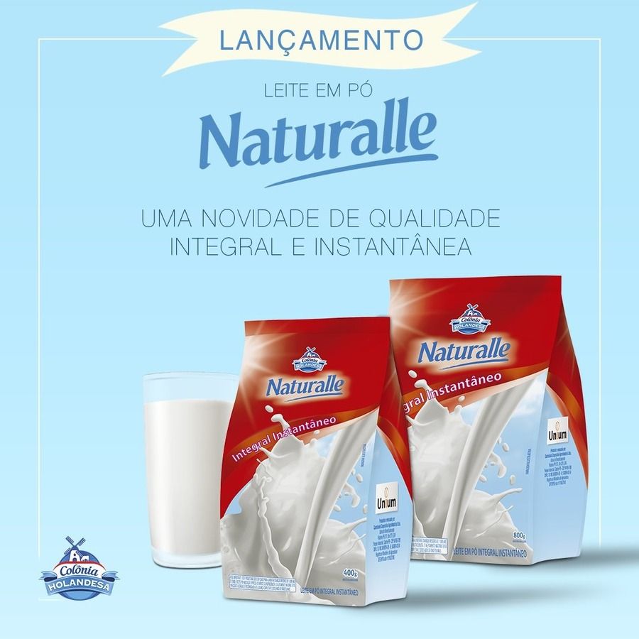 Consumo de leite em pó cresce 34% no Brasil